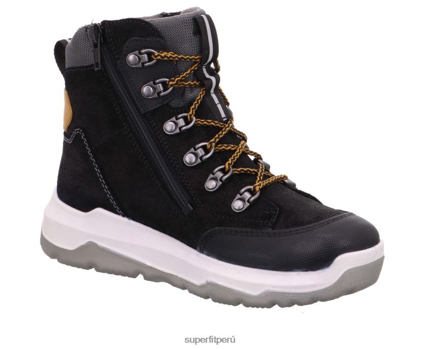 educación física Superfit niños y adolescentes space - bota con cremallera amarillo negro V06L24916 botas