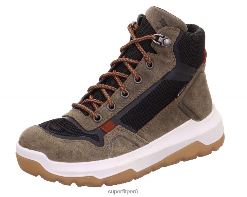 educación física Superfit niños y adolescentes space - bota con cremallera verde/negro V06L24941 botas