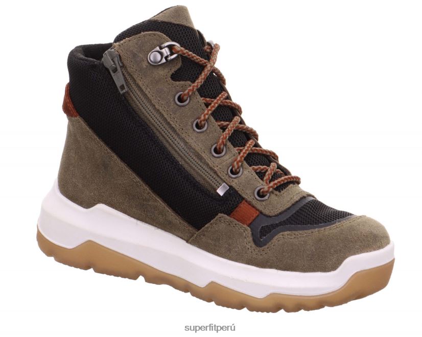 educación física Superfit niños y adolescentes space - bota con cremallera verde/negro V06L24941 botas