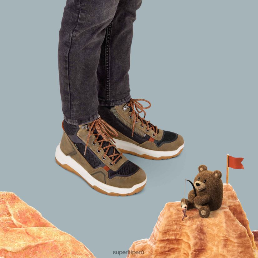 educación física Superfit niños y adolescentes space - bota con cremallera verde/negro V06L24941 botas