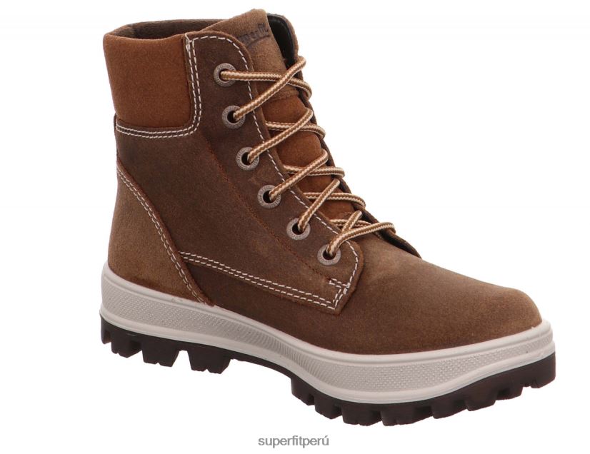 educación física Superfit niños y adolescentes tedd - bota con cordones marrón V06L24910 botas