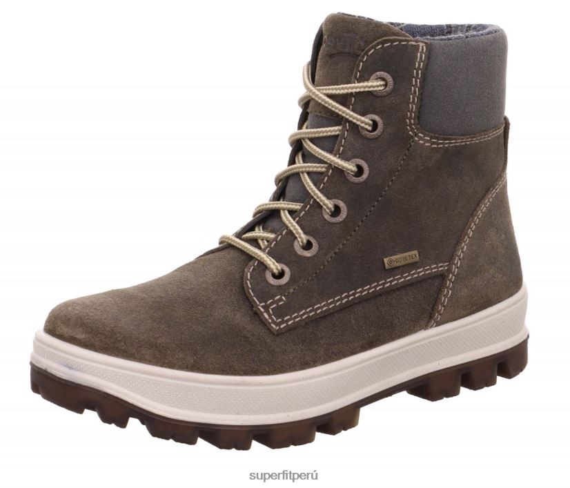educación física Superfit niños y adolescentes tedd - bota con cordones verde V06L24935 botas