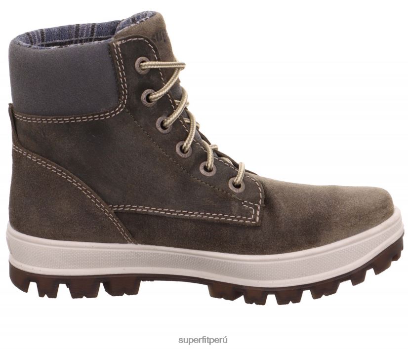 educación física Superfit niños y adolescentes tedd - bota con cordones verde V06L24935 botas