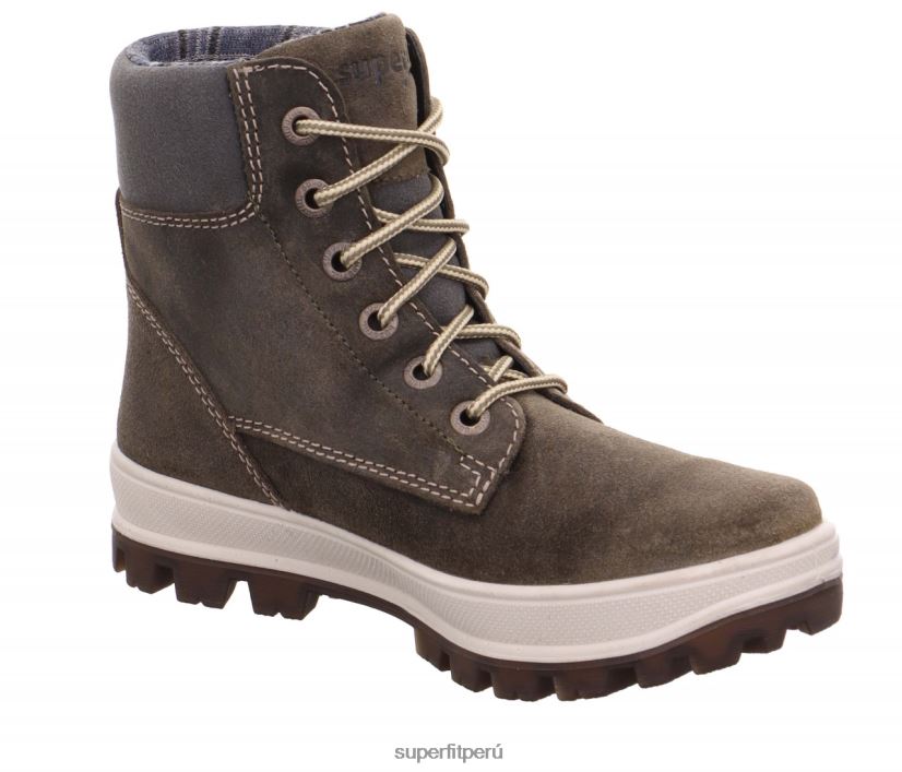 educación física Superfit niños y adolescentes tedd - bota con cordones verde V06L24935 botas