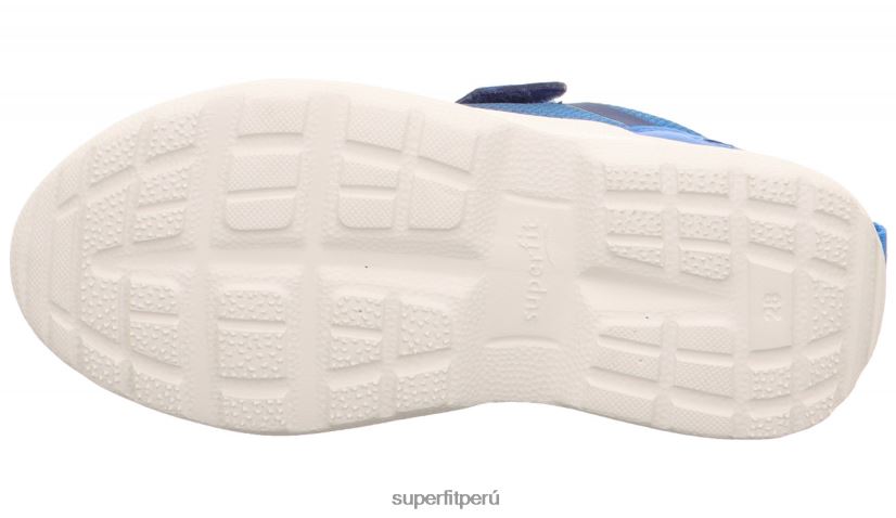 educación física Superfit niños y adolescentes rush - zapatillas bajas con cierre de velcro azul V06L24523 zapatillas