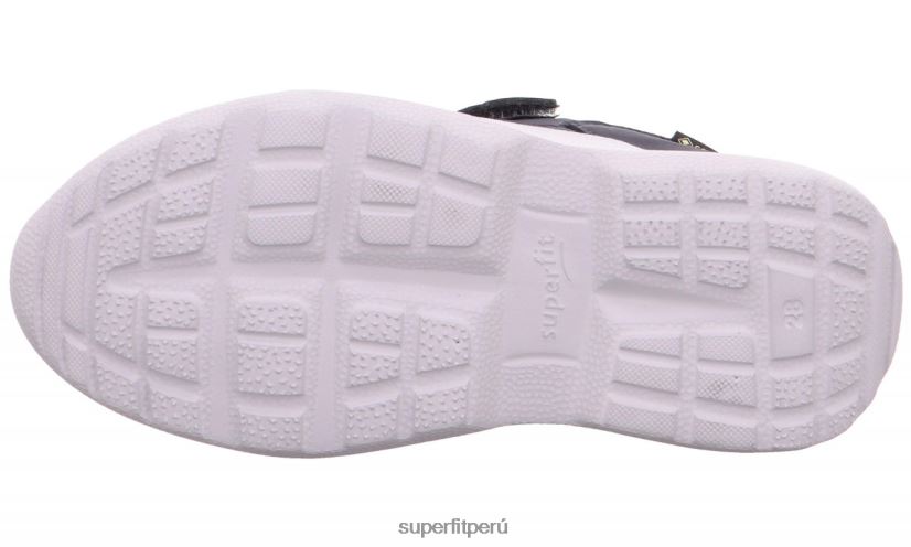 educación física Superfit niños y adolescentes rush - zapatillas bajas con cierre de velcro azul rosado V06L24537 zapatillas