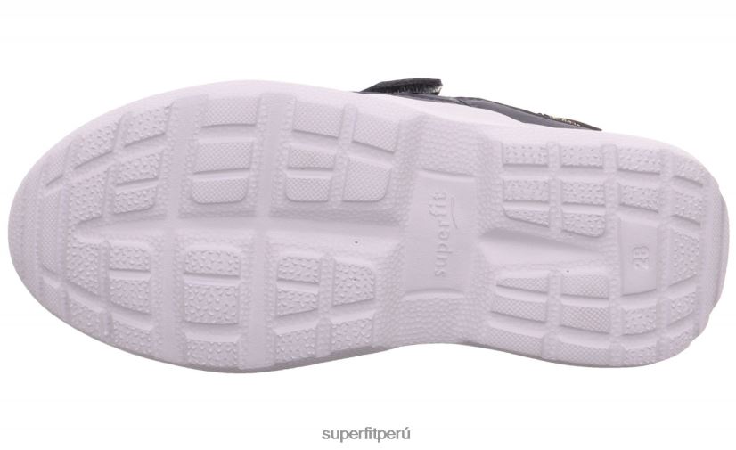 educación física Superfit niños y adolescentes rush - zapatillas bajas con cierre de velcro azul/verde claro V06L24524 zapatillas