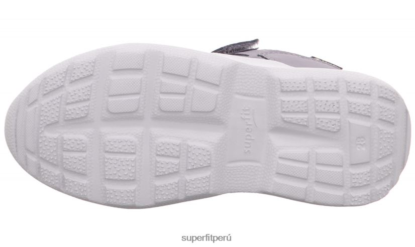 educación física Superfit niños y adolescentes rush - zapatillas bajas con cierre de velcro morado/amarillo V06L24534 zapatillas