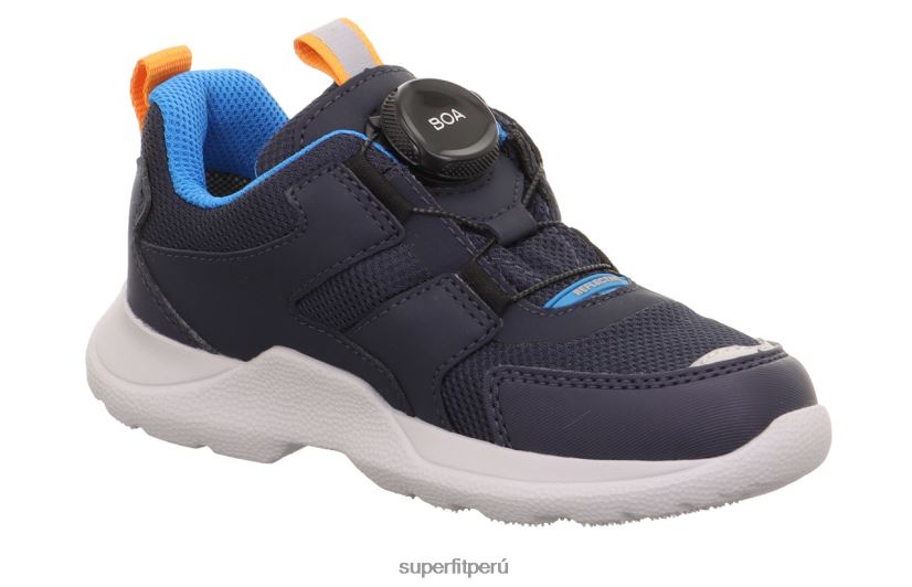 educación física Superfit niños y adolescentes rush - zapatillas bajas con sistema boa fit azul V06L24519 zapatillas