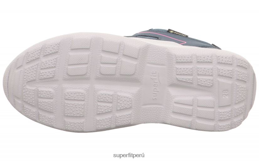 educación física Superfit niños y adolescentes rush - zapatillas bajas con sistema boa fit azul rosado V06L24532 zapatillas