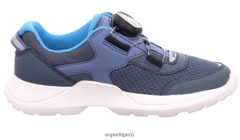 educación física Superfit niños y adolescentes rush - zapatillas bajas con sistema boa fit azul/turquesa V06L24526 zapatillas
