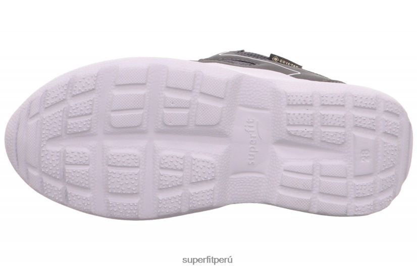 educación física Superfit niños y adolescentes rush - zapatillas bajas con sistema boa fit gris/naranja V06L24536 zapatillas