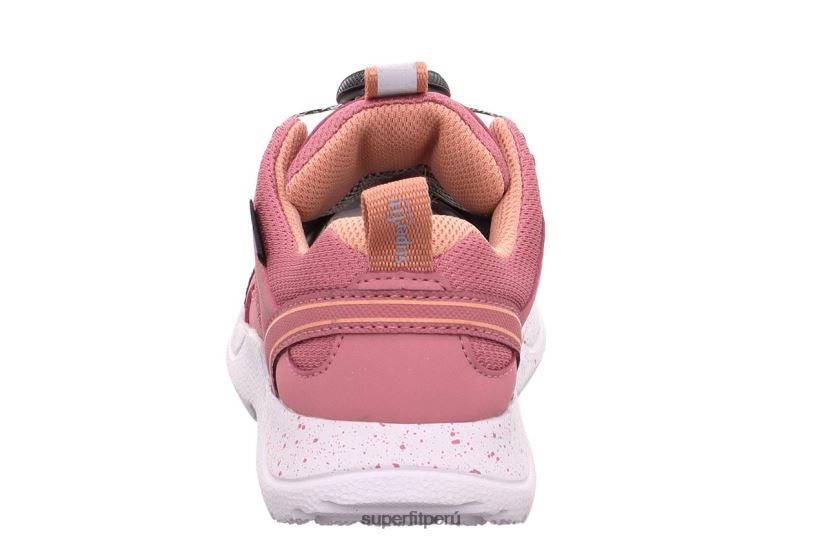 educación física Superfit niños y adolescentes rush - zapatillas bajas con sistema boa fit rosa/naranja V06L24525 zapatillas