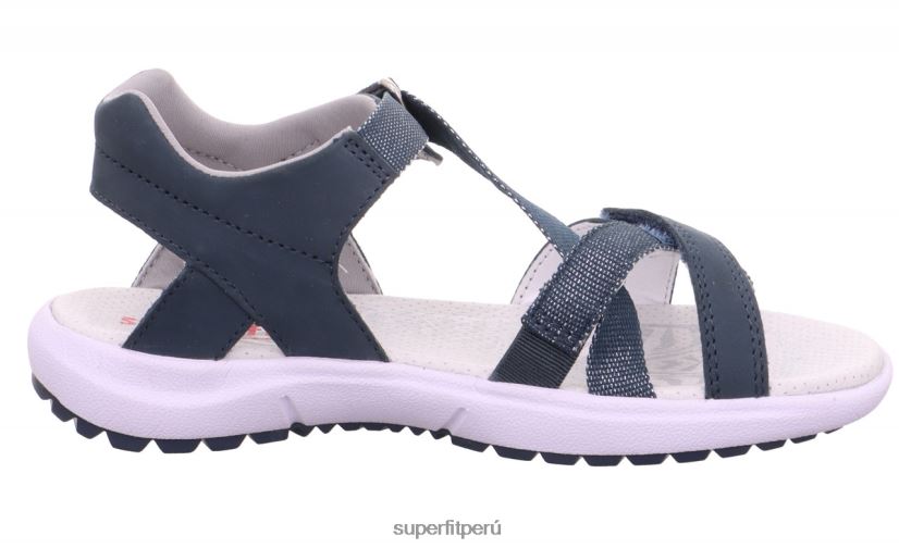 educación física Superfit niños y adolescentes arcoiris - sandalia con cierre de velcro azul V06L24869 zapatos de verano