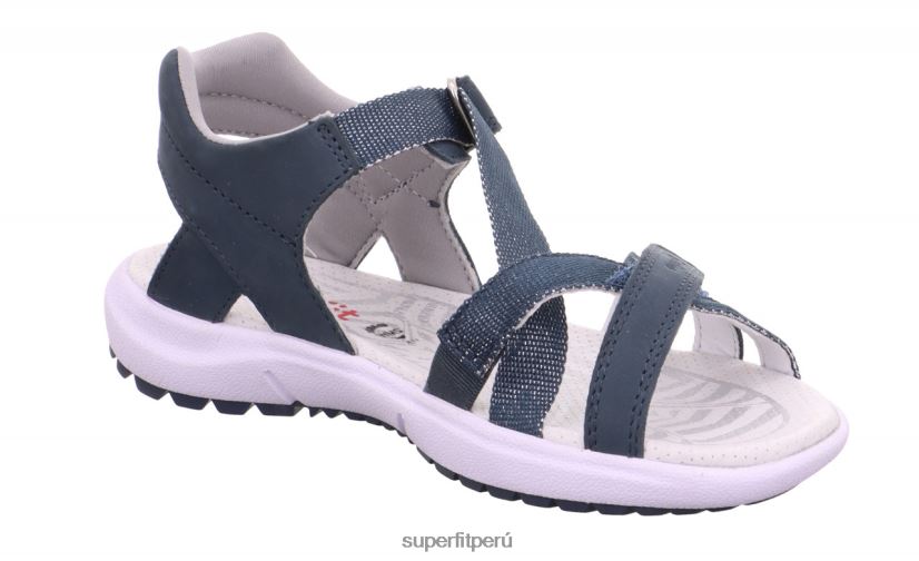 educación física Superfit niños y adolescentes arcoiris - sandalia con cierre de velcro azul V06L24869 zapatos de verano