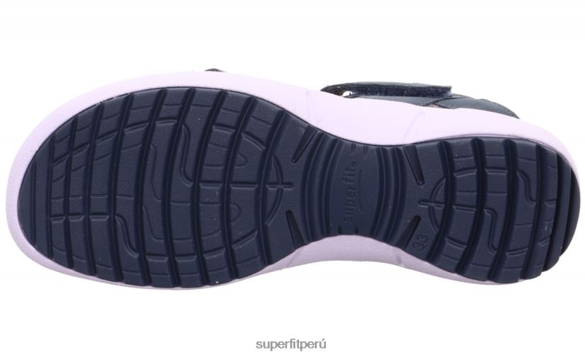 educación física Superfit niños y adolescentes arcoiris - sandalia con cierre de velcro azul V06L24869 zapatos de verano