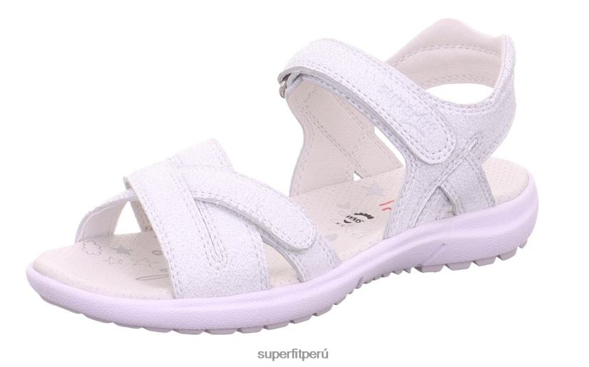 educación física Superfit niños y adolescentes arcoiris - sandalia con cierre de velcro blanco V06L24881 zapatos de verano
