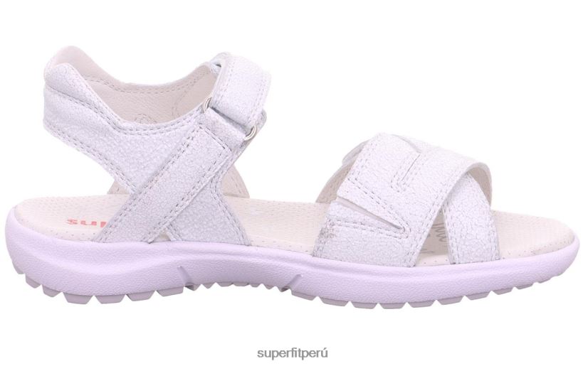 educación física Superfit niños y adolescentes arcoiris - sandalia con cierre de velcro blanco V06L24881 zapatos de verano