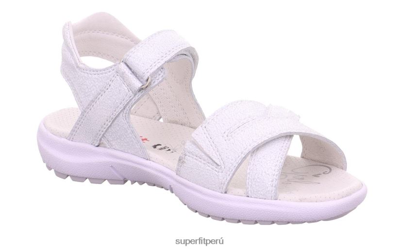 educación física Superfit niños y adolescentes arcoiris - sandalia con cierre de velcro blanco V06L24881 zapatos de verano