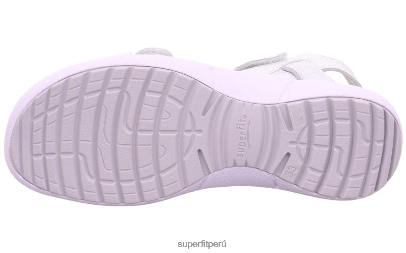 educación física Superfit niños y adolescentes arcoiris - sandalia con cierre de velcro blanco V06L24881 zapatos de verano