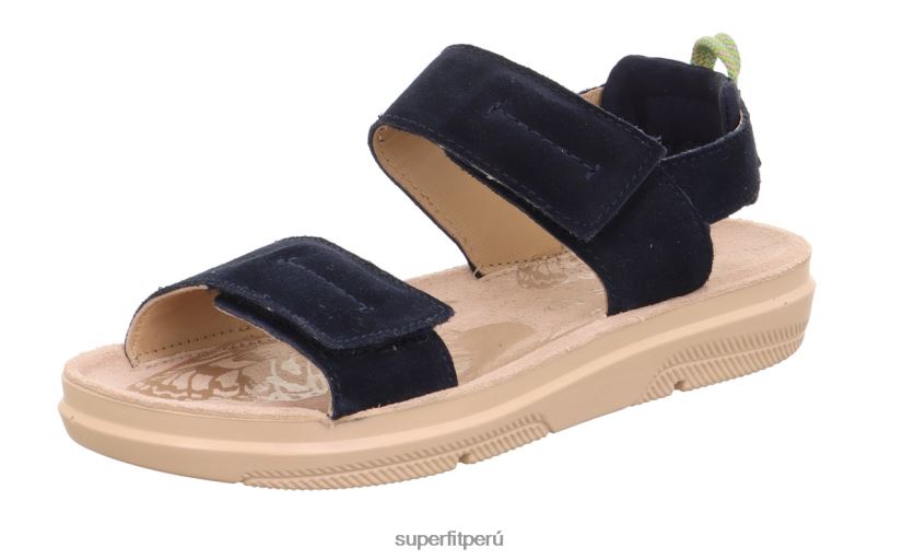 educación física Superfit niños y adolescentes paloma - sandalia con cierre de velcro azul V06L24877 zapatos de verano