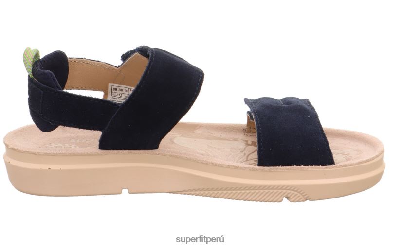 educación física Superfit niños y adolescentes paloma - sandalia con cierre de velcro azul V06L24877 zapatos de verano