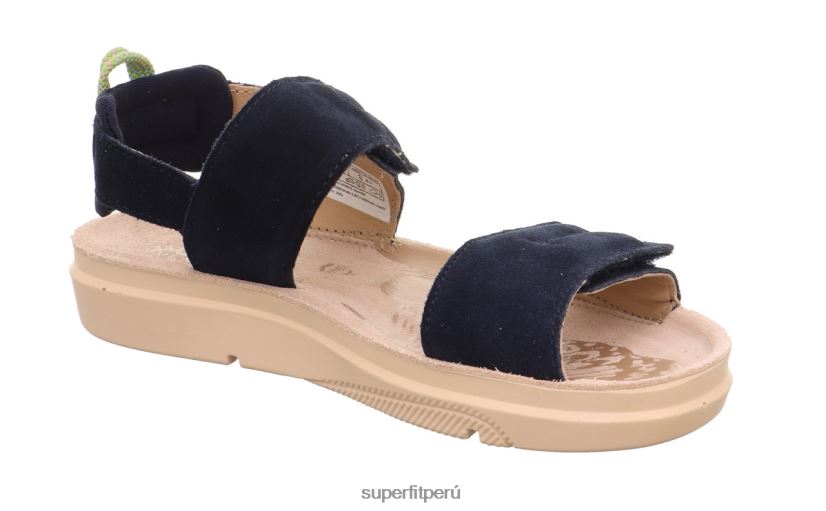 educación física Superfit niños y adolescentes paloma - sandalia con cierre de velcro azul V06L24877 zapatos de verano