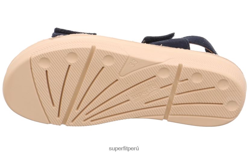 educación física Superfit niños y adolescentes paloma - sandalia con cierre de velcro azul V06L24877 zapatos de verano