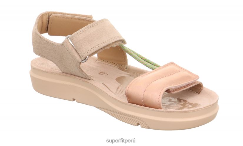 educación física Superfit niños y adolescentes paloma - sandalia con cierre de velcro beige V06L24874 zapatos de verano