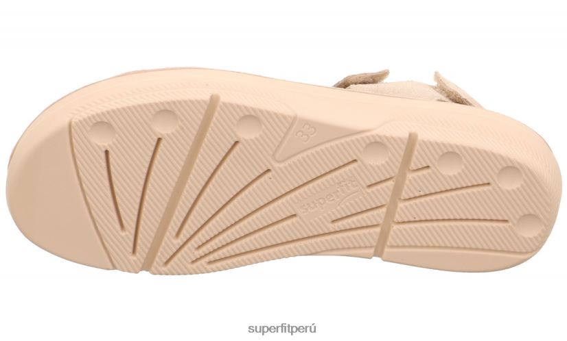 educación física Superfit niños y adolescentes paloma - sandalia con cierre de velcro beige V06L24874 zapatos de verano