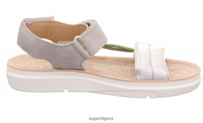 educación física Superfit niños y adolescentes paloma - sandalia con cierre de velcro gris claro V06L24878 zapatos de verano