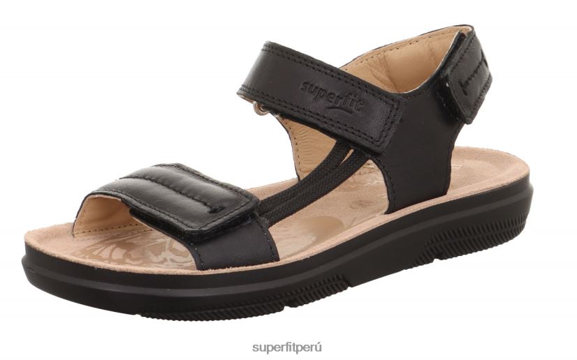 educación física Superfit niños y adolescentes paloma - sandalia con cierre de velcro negro V06L24872 zapatos de verano