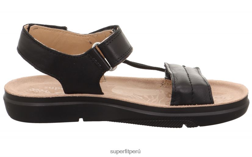 educación física Superfit niños y adolescentes paloma - sandalia con cierre de velcro negro V06L24872 zapatos de verano