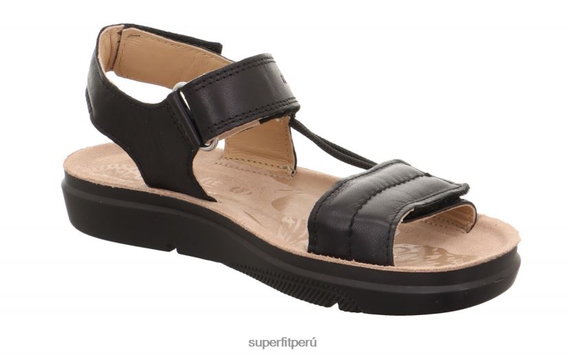 educación física Superfit niños y adolescentes paloma - sandalia con cierre de velcro negro V06L24872 zapatos de verano