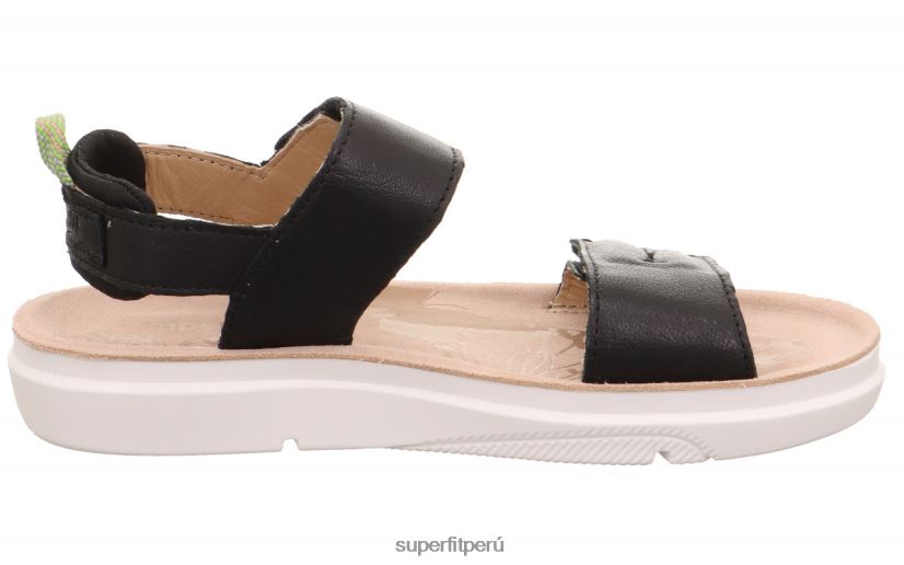 educación física Superfit niños y adolescentes paloma - sandalia con cierre de velcro negro V06L24879 zapatos de verano