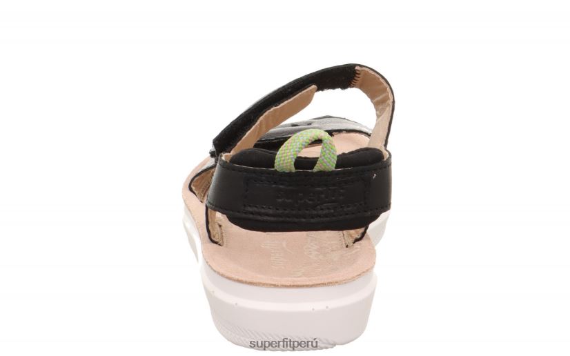 educación física Superfit niños y adolescentes paloma - sandalia con cierre de velcro negro V06L24879 zapatos de verano