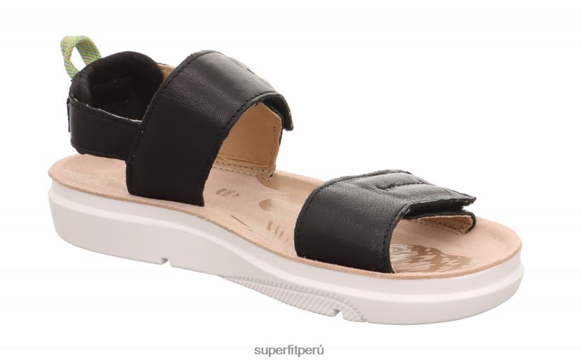 educación física Superfit niños y adolescentes paloma - sandalia con cierre de velcro negro V06L24879 zapatos de verano