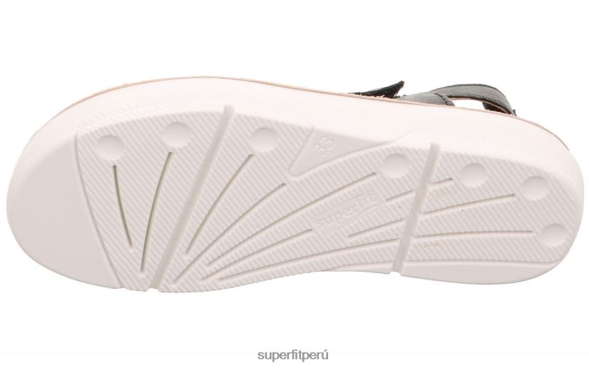 educación física Superfit niños y adolescentes paloma - sandalia con cierre de velcro negro V06L24879 zapatos de verano