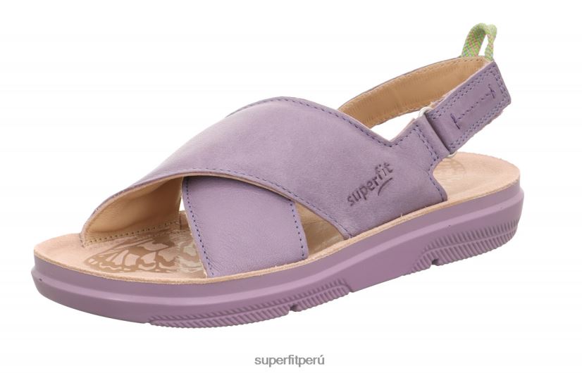 educación física Superfit niños y adolescentes paloma - sandalia con cierre de velcro púrpura V06L24875 zapatos de verano