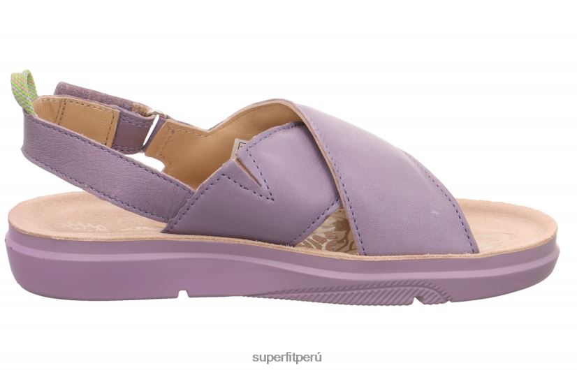 educación física Superfit niños y adolescentes paloma - sandalia con cierre de velcro púrpura V06L24875 zapatos de verano