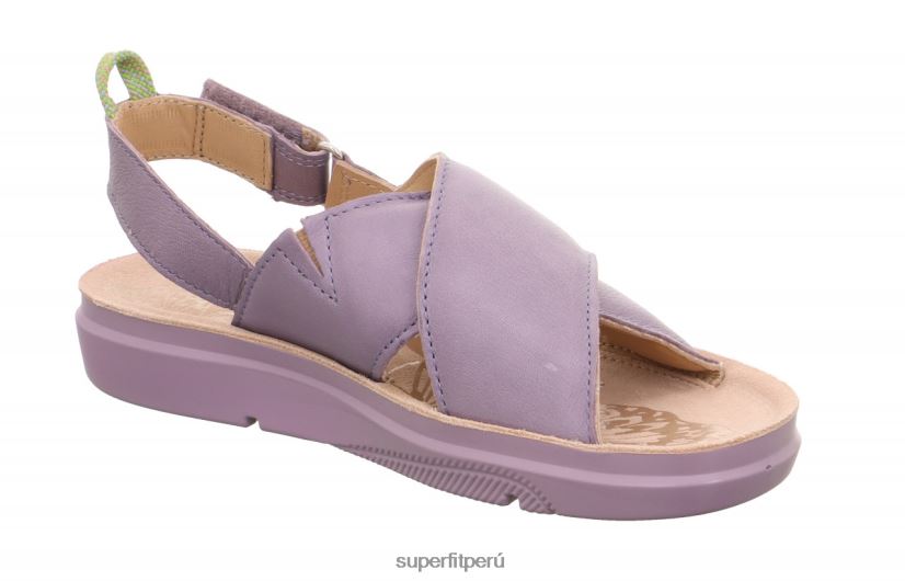 educación física Superfit niños y adolescentes paloma - sandalia con cierre de velcro púrpura V06L24875 zapatos de verano