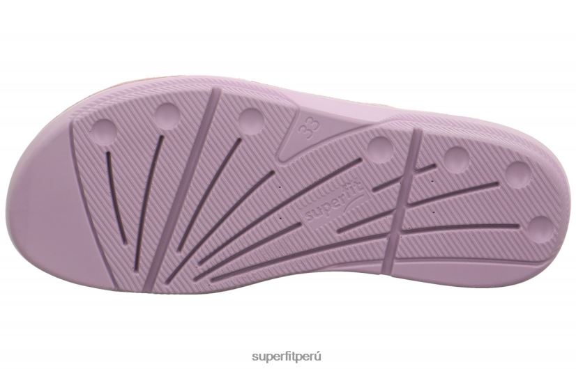 educación física Superfit niños y adolescentes paloma - sandalia con cierre de velcro púrpura V06L24875 zapatos de verano