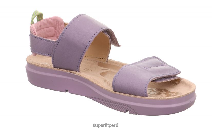 educación física Superfit niños y adolescentes paloma - sandalia con cierre de velcro púrpura V06L24876 zapatos de verano