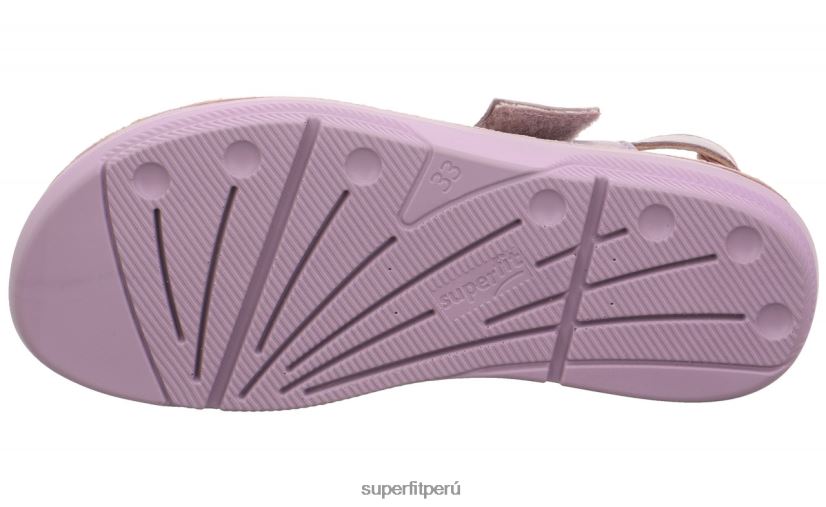educación física Superfit niños y adolescentes paloma - sandalia con cierre de velcro púrpura V06L24876 zapatos de verano