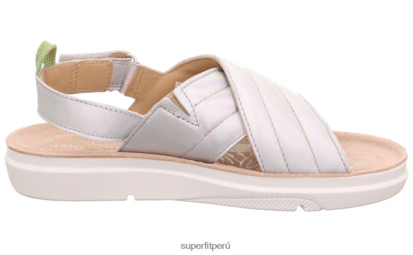 educación física Superfit niños y adolescentes paloma - sandalia con cierre de velcro plata V06L24870 zapatos de verano