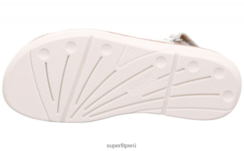 educación física Superfit niños y adolescentes paloma - sandalia con cierre de velcro plata V06L24870 zapatos de verano