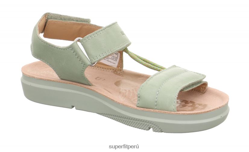 educación física Superfit niños y adolescentes paloma - sandalia con cierre de velcro verde claro V06L24871 zapatos de verano