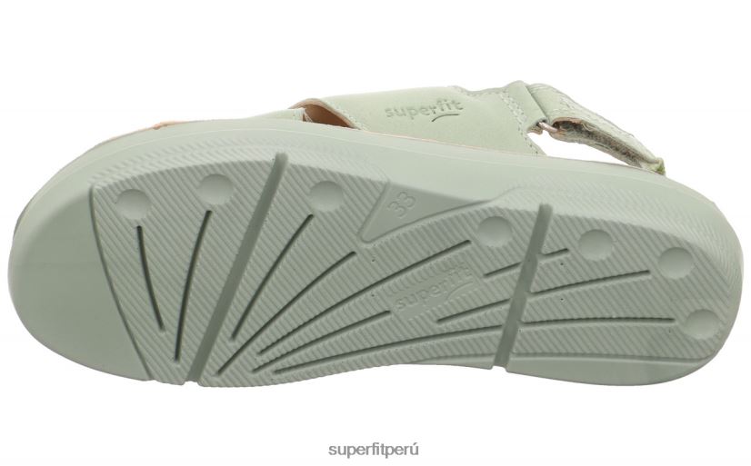 educación física Superfit niños y adolescentes paloma - sandalia con cierre de velcro verde claro V06L24873 zapatos de verano